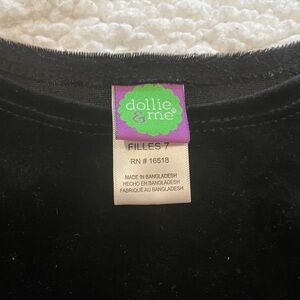 Dollie & Me Black Formal Kids Dress